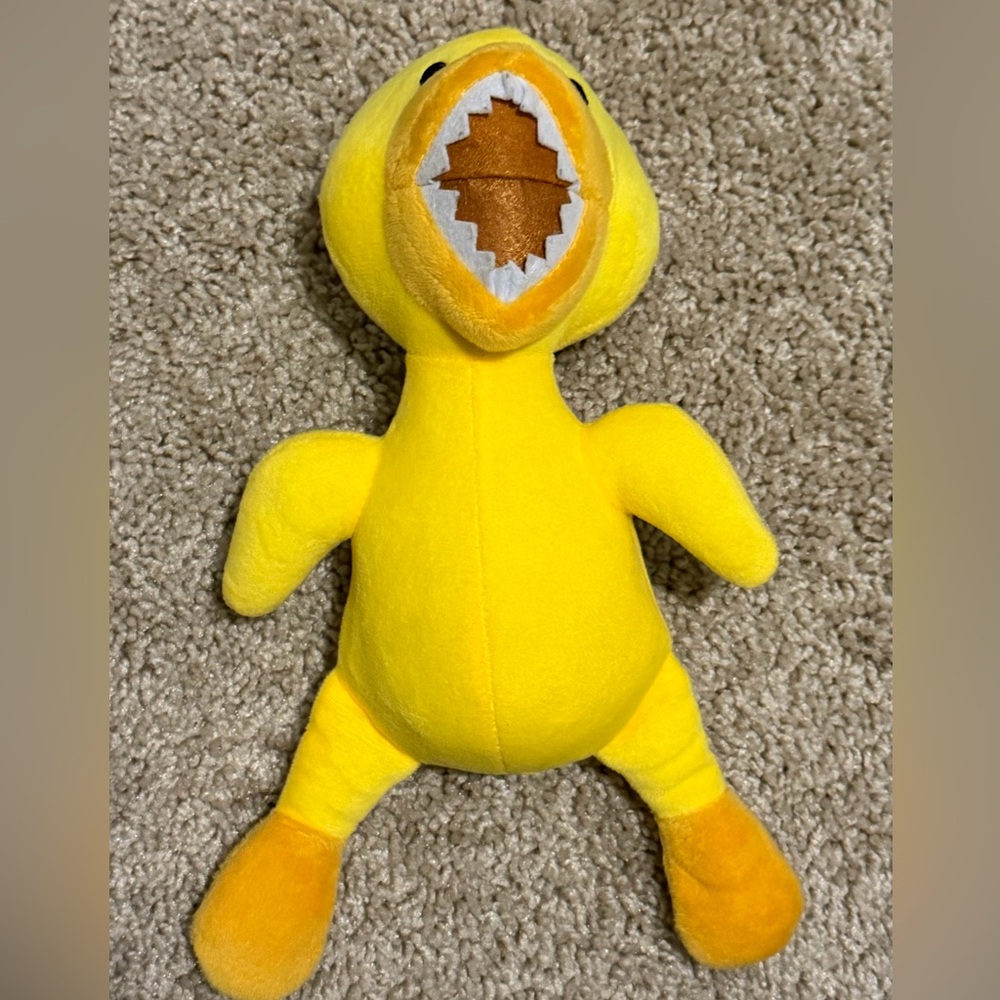 Rainbow Friends Yellow Senior Plush Roblox Horror Game Character Doll